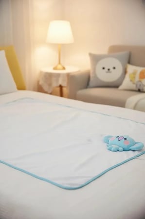 BT21 Lisanslı Bebek Battaniyesi Koya – 3D Kabartmalı & Yumuşak Dokulu