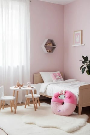 Sanrio Lisanslı My Melody Oturma Minderi – Yumuşak Konforlu Dekoratif Tasarım 36x40 Cm