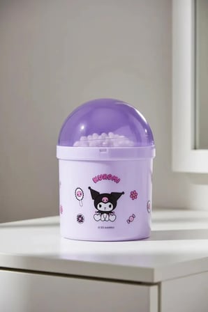 Sanrio Lisanslı Kuromi Çift Uçlu Ve Yumuşak Pamuklu Bakım Çubuğu (150 Adet)