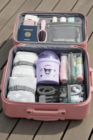 Sanrio Lisanslı Kuromi Çift Uçlu Ve Yumuşak Pamuklu Bakım Çubuğu (150 Adet)