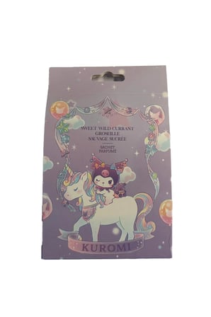 Sanrio Lisanslı Kuromi Kokulu Kese (Tatlı Yaban Frenk Üzümü) – Dolap & Çekmece Parfümü