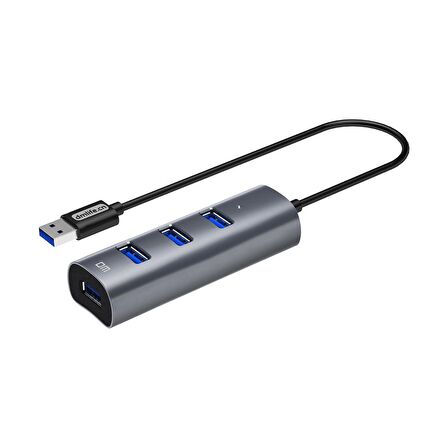 DM CHB009 USB 3.0 4 Portlu Alüminyum Hub Çoklayıcı