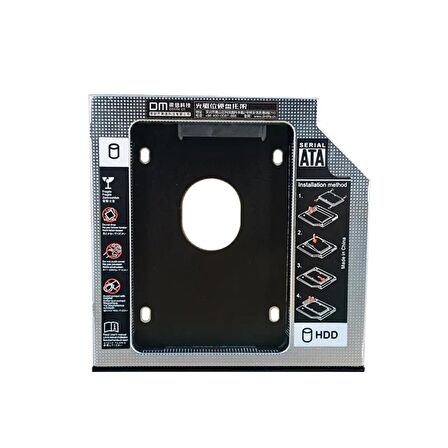 DM DW127S 12.7mm SATA 3.0 2.5" inch SSD HDD Laptop Caddy Kızak Kutusu