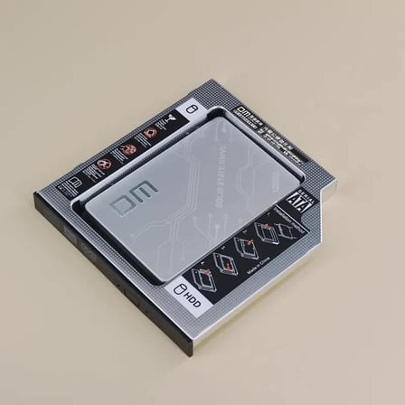 DM DW95S 9.5mm SATA 3.0 2.5" SSD HDD Laptop Caddy Kızak Kutusu - Outlet