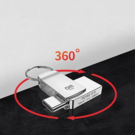 DM PD162 Metal Type-C USB3.0 OTG Flash Bellek 128GB