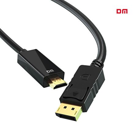 DM CHB038 4K DisplayPort to HDMI Çevirici Kablo 1.8 Metre