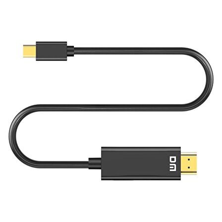 DM CHB039 4K 30Hz Mini Displayport to HDMI Görüntü Aktarma Kablosu 1.8 Metre