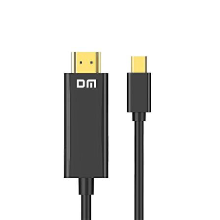 DM CHB039 4K 30Hz Mini Displayport to HDMI Görüntü Aktarma Kablosu 1.8 Metre