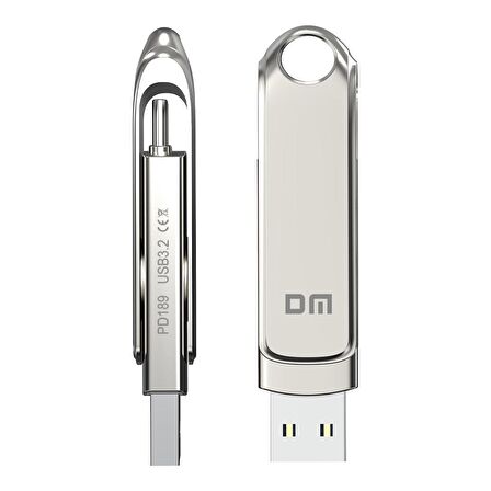 DM PD189 Metal Type-C USB 3.1 Flash Bellek 32GB
