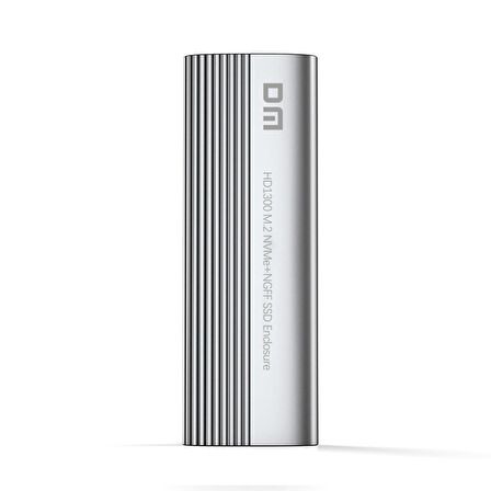 DM HD1300 USB Type-C 3.1 Gen2 M.2 NVMe NGFF SSD Disk Kutusu