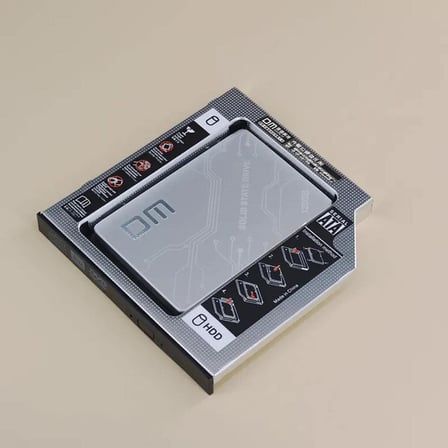 DM DW95S 9.5mm SATA 3.0 2.5" inch SSD HDD Laptop Caddy Kızak Kutusu - Outlet