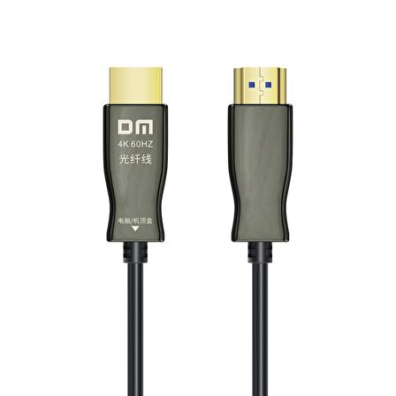 DM HI040 4K 60Hz 2K 144Hz HDMI 2.0 Fiber Optik Görüntü ve Ses Aktarım Kablosu 40 Metre