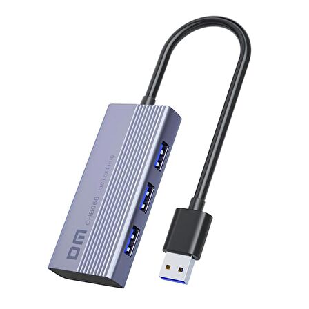 DM CHB060 PD Güç Destekli USB 3.0 4 Portlu USB-A Hub Çoklayıcı Adaptör