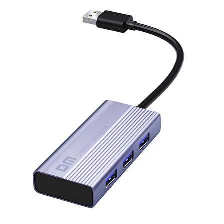 DM CHB060 PD Güç Destekli USB 3.0 4 Portlu USB-A Hub Çoklayıcı Adaptör