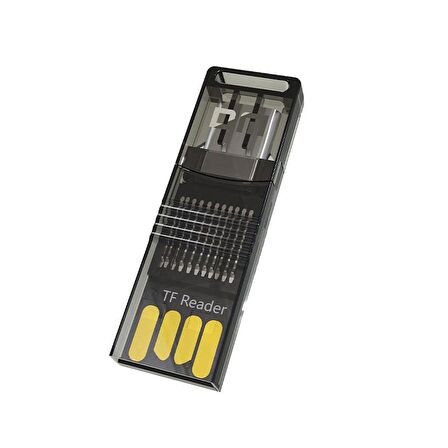 DM CR028 USB-A + Type-C Micro SD TF Kart Okuyucu Adaptör