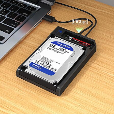 DM USB3.2 Gen2 M.2 NVMe Sata 2.5" 3.5" SSD HDD Offline Clone Dock Station Klonlama