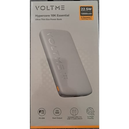 Voltme Hypercore 22.5W Hızlı Şarj Powerbank 10000 mAh Gri