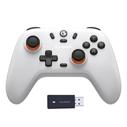 Gamesir Nova Lite Hall Effect 2.4g Wireless Controller Nintendo Switch, Windows PC, Steam Deck, Android ,Ios Beyaz