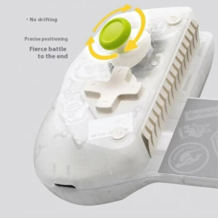 GameSir X5s Zenless Zone Zero ZZZ Beyaz Wireless Mobile Game Controller Nintendo Switch 2 ,ios, Android