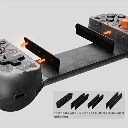 GameSir X5s Zenless Zone Zero ZZZ Siyah Wireless Mobile Game Controller Nintendo Switch 2 ,ios, Android