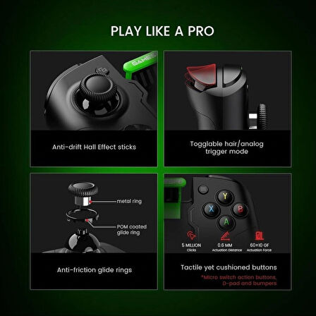 GameSir X4 Aileron Bluetooth Mobile Game Controller Android + Çanta Hediyeli