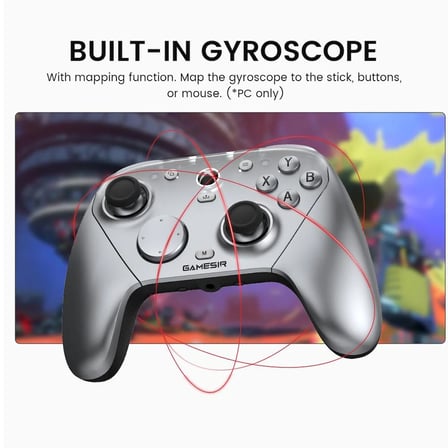 GameSir G7 Pro 3 Mod Kablolu TMR Sticks, Hall Effect Analog Controller Xbox Series X|S, Xbox One, Android ve Windows Silver