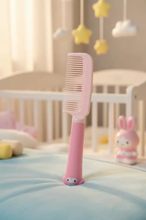 Sanrio Lisanslı Saç Açma Fırçası – Nazik Tarama Sağlayan Kompakt Saç Fırçası 24 Cm