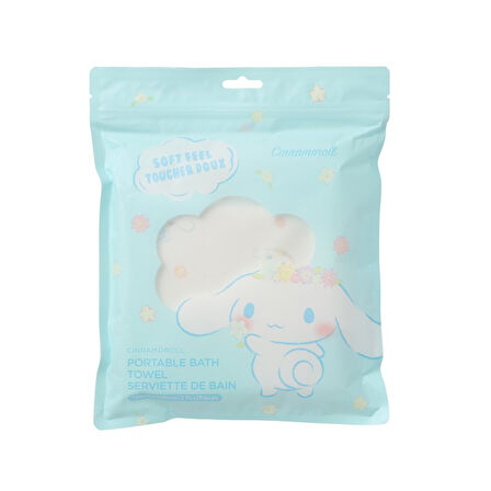 Cinnamoroll Seyahat Dostu Ekstra Kalın Banyo Havlusu