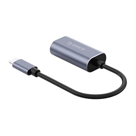 Orico Type-C'den Vga'ya Adaptör - 1080P Çözünürlük, Gri Alüminyum Tasarım