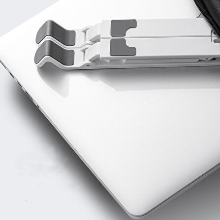 ORICO Katlanabilir 7 Kademeli Notebook Laptop Standı Beyaz