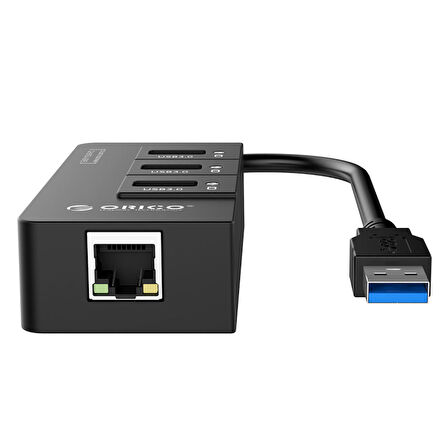 ORICO HR01-U3 3 Port USB 3.0 Gigabit Ethernet RJ45 Dönüştürücü USB Çoklayıcı