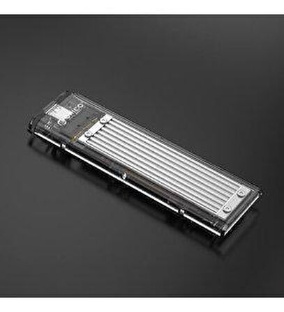 Orico USB3.1 Gen2 Type-C 10Gbps M.2 NVMe SSD Disk Kutusu Gümüş