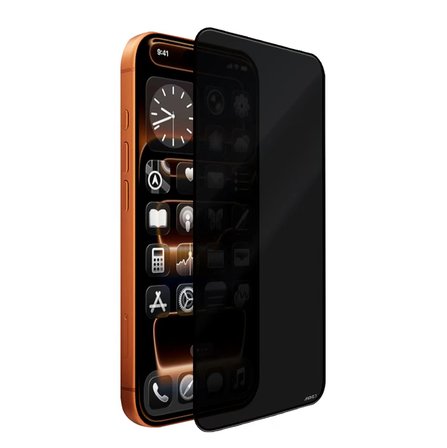 iPhone 17 Air Temperli Cam Ekran Koruyucu | Mohseven Safir Kaplama Privacy Hayalet - 40KG Darbe Dayanımı