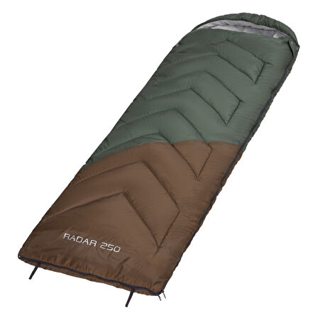 KingCamp Radar 250 Deluxe -3°C Uyku Tulumu Green & Brown