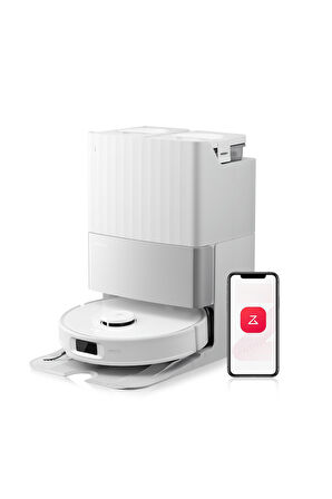 Qrevo Edge 5V1 Akıllı Robot Süpürge - Beyaz