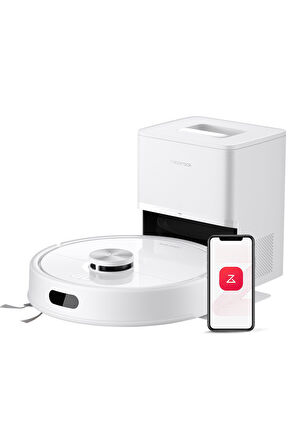 Q8 Plus Akıllı Robot Robot Süpürge - Beyaz