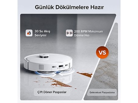 ROBOROCK QREVO 2 Pro Robot Süpürge Beyaz
