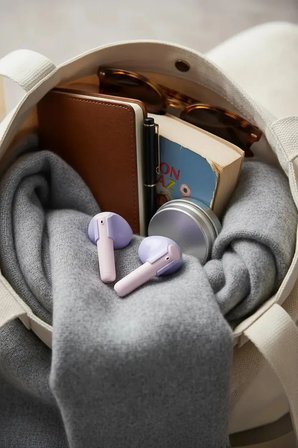 Sanrio Lisanslı Kuromi Donut Figürlü Bluetooth Kulaklık - Kablosuz Ergonomik Tasarım Şarj Edilebilir