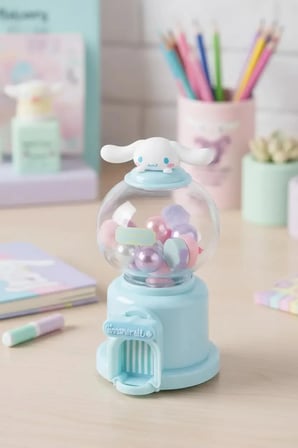 Sanrio Lisanslı Cinnamoroll Fanus Gece Lambası – Yumuşak Işıklı Zarif Tasarım 13,5 Cm