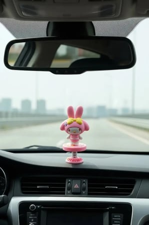 Sanrio Lisanslı Yaz Serisi My Melody Karakterli Figür Anahtarlık ve Dekoratif Çanta Aksesuarı