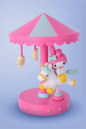 Sanrio Lisanslı My Melody Atlı Karınca Temalı Dekoratif LED Gece Lambası ve Oda Aydınlatması