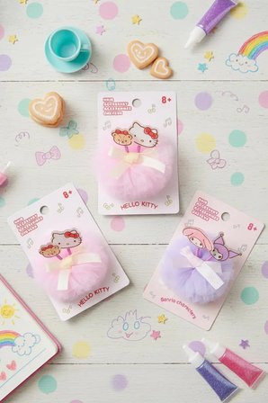 Sanrio Lisanslı Sanrio Karakterleri Fiyonklu ve Tüllü Saç Tokası – Çocuk ve Genç Şık Saç Aksesuarı