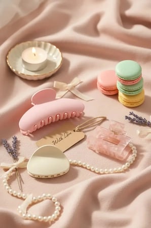 Miniso Lisanslı Soft Renkli Kıskaç Toka Seti (4 Adet) – Pastel Tonlarda Güçlü Tutuş Sağlayan Modern Saç Aksesuarı
