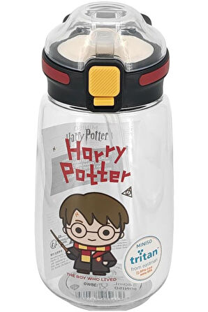 Harry Potter Lisanslı Otomatik Kapaklı Tritan Suluk (580ml)