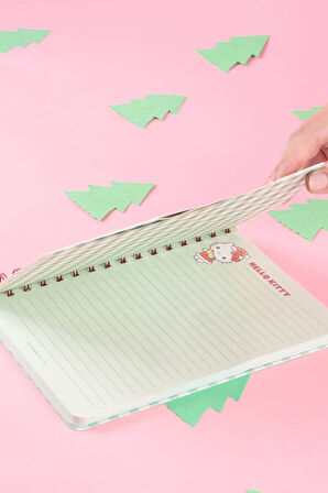 Sanrio Lisanslı Yılbaşı Koleksiyonu A5 Telli Defter (80 Yaprak)