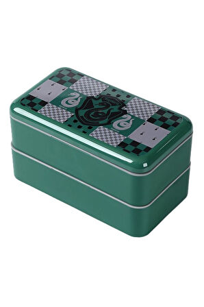 Harry Potter Lisanslı Slytherin Çift Katlı Yemek Kabı (1000ml)