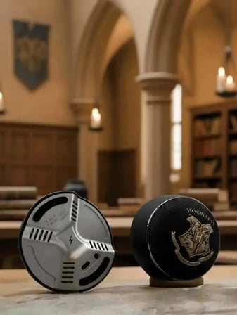 Harry Potter Lisanslı Manyetik Kablosuz Hoparlör – Hogwarts Armalı Güçlü Baslı Bluetooth Hoparlör