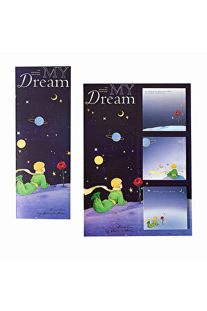 My Dream Temalı Ayraç ve Memopad Seti • Post-it • Sticky Note (GGK-MAD145)