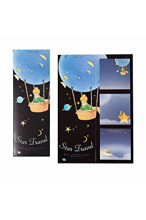 Star Travel Ayraç ve Memopad Seti • Post-it • Sticky Note (GGK-MAD148)