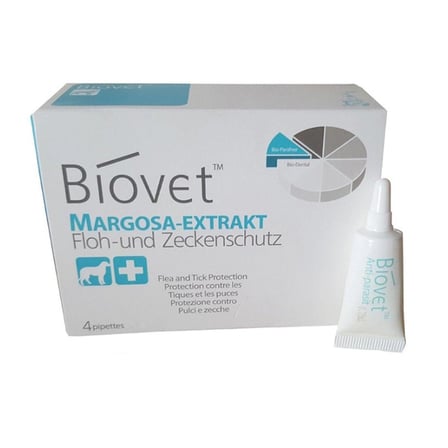 Biovet Margosa-Extrakt İle Doğal Dış Parazit Desteği - Büyük Irk